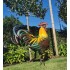 Garden Decorations Metal Sculpture Iron Rooster Statue Home Decoration Outdoor Handicraft Shelf Wall Animal Craft Gift 230609