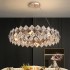Modern Living Room Light Pendant Lamps Fixtures Luxury Crystal Bedroom Chandelier Dining Room Table Home Decor Led Cristal Rectangle Hang Lamp (Shade)