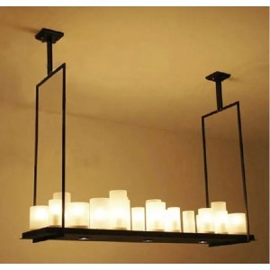 Replica Kevin Reilly Altar Pendant lamp LED candle chandelier vintage Light retro metal fixture Remote Control suspension light