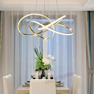 Chandeliers for Dining Room Nordic Pendant lights Modern Dining Room Living Room Lamp Luxury Bedroom Lustres Door Decoration (bulbs 3 colors light)