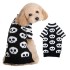 Skull Striped Clothes Cat Halloween Sleeve Pet Costume Puppy Little Milk Dog Sweater