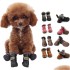 Pet Protective Shoes 4 Piecesset Of Winter Waterproof Thick Leather Dog Anti Slip Snow Boots For Dogs Cats Chihuahua Paw Care 240809 Otqp4