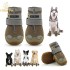 Silicone Dog Shoes Waterproof Motion Outdoor Dog Boots Winter Warm Pet Snow Booties Anti-slip Rain Shoes for Medium Large Dog 240801
