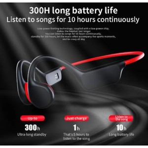 X7 Bone Conduction Bluetooth TWS Headphones Open-Ear Wireless IPX8 Waterproof Swimming Headset 32G Memory phone Earphone for Sports Gym Running Driving Working Out