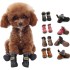 4 piecesset of winter pet shoes waterproof thick leather dog anti slip snow boots for dogs cats Chihuahua paw care 240809 4 piecesset of winter pet shoes waterproof thick leather dog anti slip snow boots for dogs cats Chihuahua paw care 240809