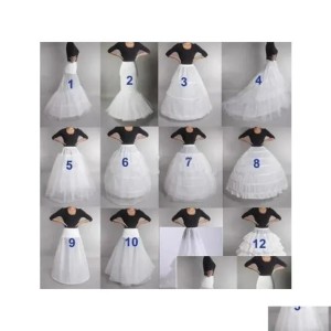 Petticoats Sell Many Styles Bridal Petticoat Hoop Crinoline Prom Underskirt Fancy Skirt Slip Drop Delivery Party Events Dhbwr (Green)