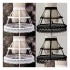 Petticoats Women Petticoat 2 Hoops Crinoline Lolita Fishbone Hollow Bird Cage Skirt Embroidery Floral Lace Underskirt Drop Delivery We Otyjv (Black) Petticoats Women Petticoat 2 Hoops Crinoline Lolita Fishbone Hollow Bird Cage Skirt Embroidery Floral Lace Underskirt Drop Delivery We Otyjv (Black)
