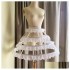 Petticoats Women Girls Hollow Lotus Leaf Lace Bird Cage Fish Bone Skirt Dress Petticoat Bride Wedding Lining Drop Delivery Otnee (Aspic)