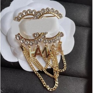 Fashion Designer Brand Letter Brooches Gold Plated Silver Steel Seal High Quality Women Men Jewelry Pearl Brooch Pin Marry Christmas Party Gift Accessorie 20Style