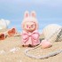 Plush Face MOKOKO Vinyl POPMART Series Summer Keychain Trendy Toy Figure with Hanging Card