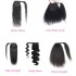 75-100g Ruyibeauty Peruvian 100% Human Hair Extensions Ponytails 8-24inch Afro Kinky Curly Straight Natural Color (Natural Color)