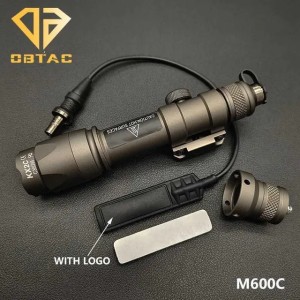 Sotac SF M600C M600 M300 Tactical Scout Light Rifle Weapon Flashlight LED Hunting Spotlight Momentary Pressure Pad Switch X250318