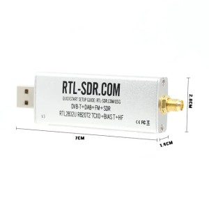 RTL-SDR Blog RTL SDR V3 RTL2832U 1PPM TCXO HF BiasT SMA Software Defined Radio (list Of Dongles Only) Frequencies Up To 3.2 MHz