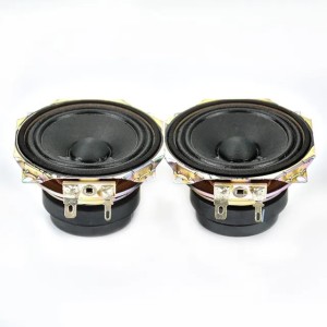 Freeshipping 2pcs 2.5 Full Range Speaker inch 4 ohm 15 W Double Magnetic Steel Loudspeaker HT Home Theater Speakers