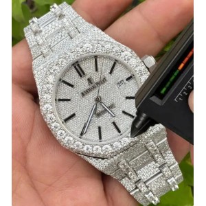 VVS Top Quality Automatic Mechanical Iced Out Women Designer Men Moissanite Pass Dia Watches Free delivery mossanite watch vvs high quality VVVVS