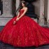 Red Shiny Quinceanera Dresses Ball Gown Off The Shoulder Applique Lace Beading Tull Sweet 16 Dress Vestidos 15 De Anos Red Shiny Quinceanera Dresses Ball Gown Off The Shoulder Applique Lace Beading Tull Sweet 16 Dress Vestidos 15 De Anos