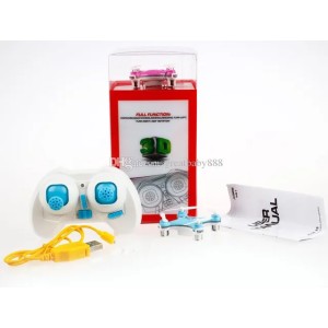 Remote Control Toys CX-10 Mini 2.4G RC Drone Simulators Quadcopter helicopter 4 Channel 6-Axis Airplane A147 (Mixed colors)