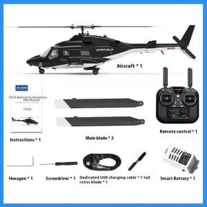 Yuxiang F02s Flying Wolf Armed Remote Control Helicopter Gps Positioning Automatic Return 1 34 Remote Control Aircraft 6Channel L250826