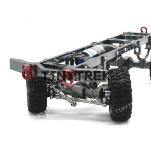 Metal Front And Rear Axle Set For WPL Dwe76 C14 C24 C34 C44 B14 B24 1/16 RC Car Upgrades Parts Accessories (Black)