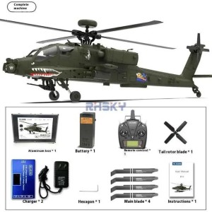 Yuxiangs New F11 Apache Armed Rc Remotecontrolled Helicopter 3d Reverse Flight 6 Navigation Model 1 32 Simulation Drone L250826