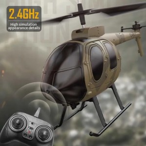 500 Scale RC Helicopter 6Axis Gyro Stabilized Easy OneClick Takeoff/Landing Remote Control Aircraft Model Toys for Boys Gift L250826