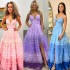 Ruffle Ombre Prom Dress Layer Blush Light Blue Purple Lady Preteen Pageant Gown Formal Evening Cocktail Party Wedding Guest Red Capet Runway Gala Black-Tie High Slit (Size Size Guide) Ruffle Ombre Prom Dress Layer Blush Light Blue Purple Lady Preteen Pageant Gown Formal Evening Cocktail Party Wedding Guest Red Capet Runway Gala Black-Tie High Slit (Size Size Guide)