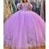 Orchid Lilac Quinceanera Dress 2023 Sweet 16 Ball Gown Quince Gown Detachable Puffed Sleeves Spaghetti Vestido De 15 Anos Glimmering Sparkling Beads Charro Mexican (Size Size Guide) Orchid Lilac Quinceanera Dress 2023 Sweet 16 Ball Gown Quince Gown Detachable Puffed Sleeves Spaghetti Vestido De 15 Anos Glimmering Sparkling Beads Charro Mexican (Size Size Guide)