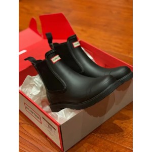 Designer Women's Men's Hunter Welgton Comfort Folding Anti Slip Rubber Bottom Rain Shoes Knight Boots (Size Size Guide)