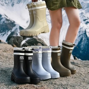 Family-sized Waterproof Non-slip Rain Boots for Outdoor Activities Matching s for Adults Kids 250806 (Size Size Guide)