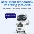 Electric/RC Animals Mini Pocket RC Robot Talking Interactive Dialogue Singing Dancing Telling Story Voice Recognition Record RC Robot Kids Toys Gift 230808