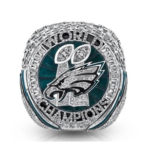 2024 2025 Super Bowl HURTS Eagles American Football Team Champions Championship Ring Wooden Display Box Souvenir Men Fan Gift Wholesale Commemorative ring