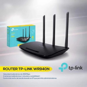 Routers TP-LINK 450Mb Wireless N Router TL-WR940N English Version with 3 Antennas Router Modem Wifi J241112