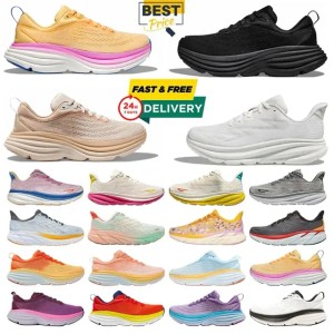 Buyers' Picks2025 clifton 9 kawana for mens womens running shoes designer sneakers bondi 8 pink triple black white blue grey purple orange men womens outdoor trainers sneakers (Size Size Guide)