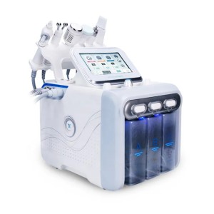 6 IN 1 Facial Beauty Machine RF Skin Rejuvenaiton Microdermabrasion Hydro Dermabrasion Bio-lifting Wrinkle Removal Hydraulic Facial Hydrotherapy Machine