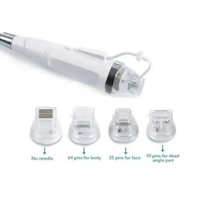 Fractional RF Microneedle Cartridge Accessories - Gold Micro Needles for Face Lift - 4 Tips for Enhanced Skin Treatment