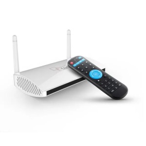 leadcool Android tv box 9.0 Amlogic S905W Quad-Core 2GB 16GB 2.4G wireless WiFi 4K 1080P FHD H.265 France Smart android tv