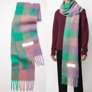 Designer Scarf Scarves Wool Double Sided Large Letter silk scarf For Men Women Silken Scarf Scarves Top Quality Silk Color-blocking Fringed Edges