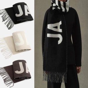 Scarf designer luxury scarf for women Shawl Knitting Letter Multi-Pink Beige Black Gray Echarpe Luxe Scarves Designer Scarf Cashmere 100% Wool