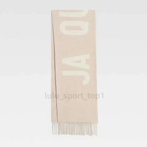 2025 New Hot Sales High Quality Pure Cotton Winter Jaquemuse Scarf Letter Multi-Pink Beige Black Gray Ece E Scarves Designer Cashmere100% Wool Jaq Scarf 9bf