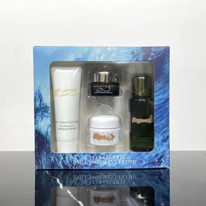 Face Care Set 4 in 1 COLLECTION RAJEUNISSEMENT ULTIME Moisturizing cream the treatment lotion the eye concentrate the cleansing foam Brand Face Skin Care Kits