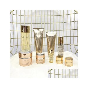 Sets Kits Premierlash Brand Skin Care 9Pcs Set Foam Cleanser 125Ml Treatment Lotion 200Ml Face Hand Eye Creme Serum 9 In 1 Travel C Otlqf