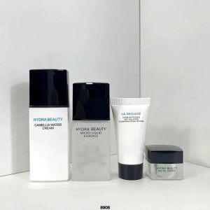 Brand Skin Care Set 4 pcs a Set HYDRA BEAUTY Moisturizing Cream essence 4 in 1 Traveling Kit Face Skin care LA MOUSSE Facial Cleansing Foam