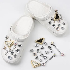 reusable shoe charms rhinestone shoe buckle shoe flower hole hole shoe accessories DIY decoration gift