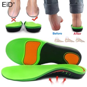 EVA Orthopedic Shoes Sole Insoles For feet Arch Foot Pad XO Type Leg Correction Flat Foot Arch Support Sports Shoes Insert 240615