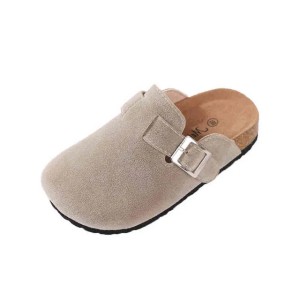 Slipper Children Slippers Girls Cork Slippers Kids shoes Home Shoes baby boys Children Fashion Suede Casual Sandals spring summer Q241221