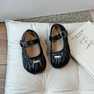 Designer Sandals Girls Mary Jane Shoes SS 2025 Soft Sole Princess Flats for Toddler/Little Kid Spring Autumn