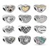 Designer S925 Sterling Silver Heart Diamond Loose Beads Charms Women For PAN Fits 3mm Snake Chain Bracelets Birthday Christmas Gift DIY Making Jewelry B079