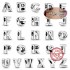 100% 925 Sterling Silver 26 Letter A~Z Alphabet DIY Name Beads Fit Charm Bracelet Bangles Fine Jewelry 100% 925 Sterling Silver 26 Letter A~Z Alphabet DIY Name Beads Fit Charm Bracelet Bangles Fine Jewelry