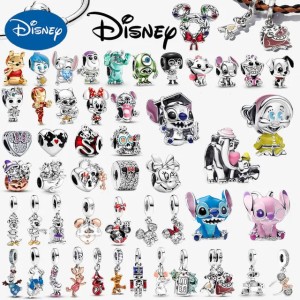 Disney Stitch Minnie Winnie Deadpool 925 Sterling Silver Dangle Charms 925 plata Fit Original Bracelet Beads Jewelry Gift DIY H251011