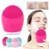 Electric Silicone Facial Cleansing Skin Massager Face Brush Vibration Sonic Cleanser Deep Pore facial brush hineCL240708 Electric Silicone Facial Cleansing Skin Massager Face Brush Vibration Sonic Cleanser Deep Pore facial brush hineCL240708